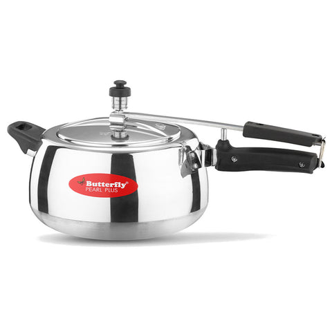 Butterfly Pearl Plus Aluminium Inner Lid Pressure Cooker 5Litre 