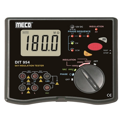 Meco Digital Insulation Tester With AC Voltage 5kV-200GΩΩ DIT 954 