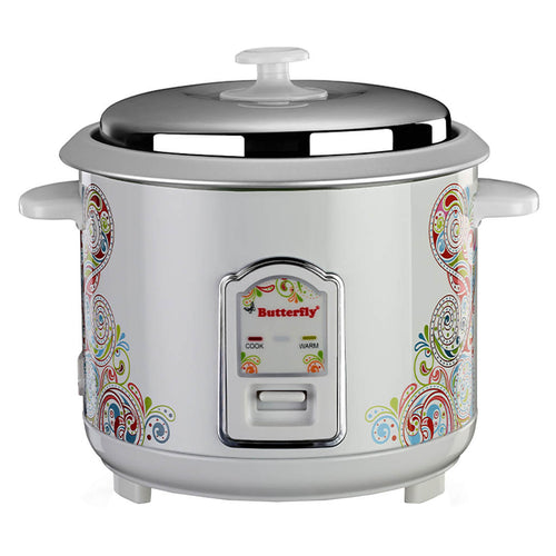 Butterfly Raga Electric Rice Cooker 1.8Litre White 