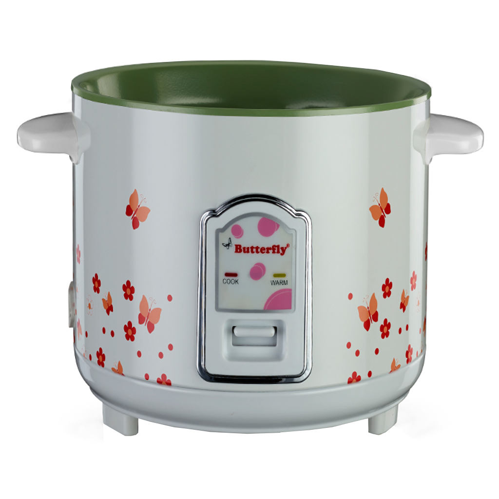 Butterfly Blossom Electric Rice Cooker 1.8Litre White