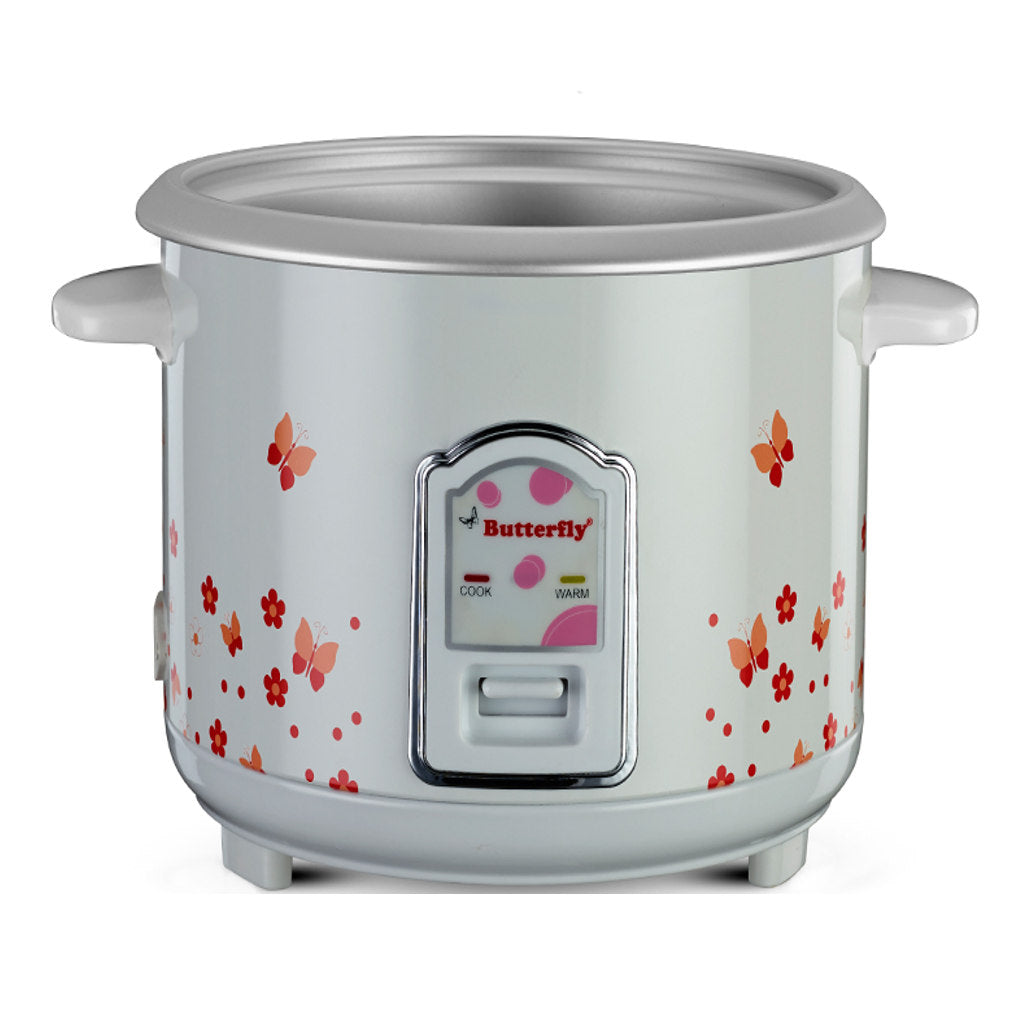 Butterfly Blossom Electric Rice Cooker 1.8Litre White