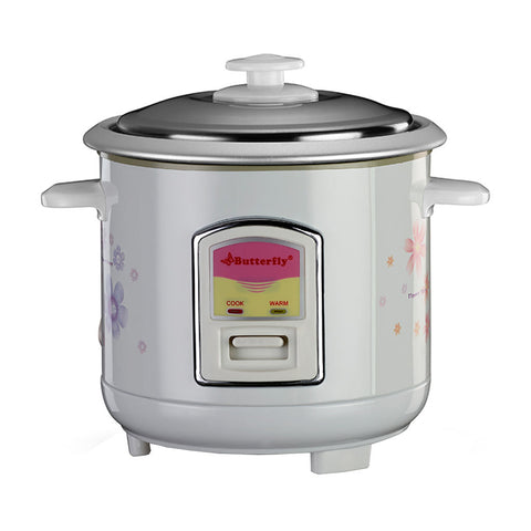 Butterfly KRC 08 Electric Rice Cooker 0.6Litre White 