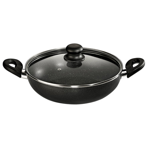 Butterfly Granza Non Stick Kadai with Glass Lid 280mm 