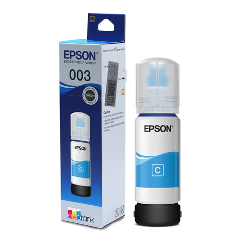 Epson 003 65ml Cyan Ink Bottle 