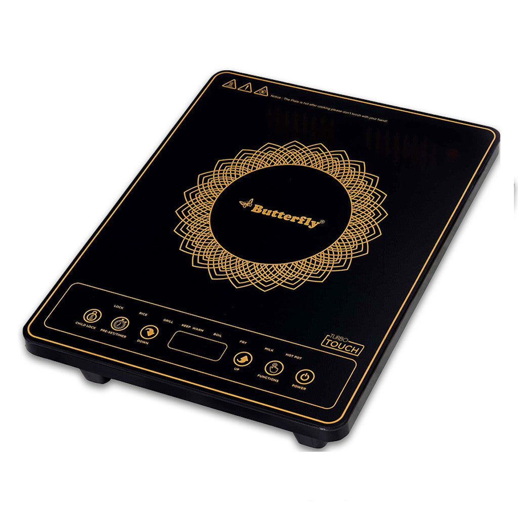 Butterfly Turbo Touch Induction Cooktop 1800W Black