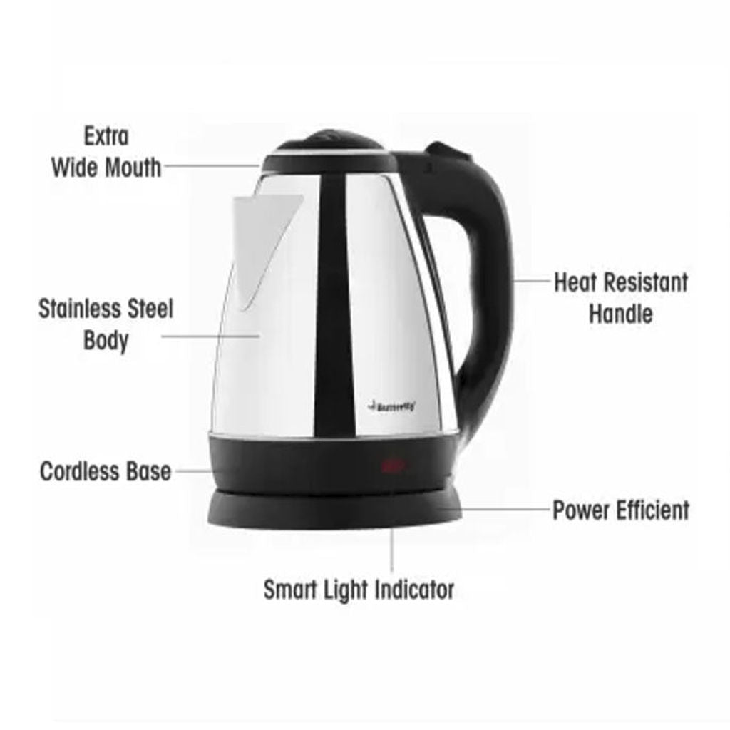 Butterfly Electric Kettle 1.5Litre 1500W  EKN