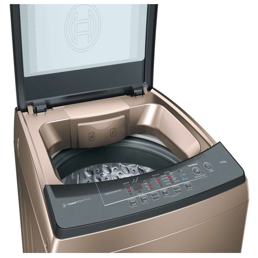 Bosch Top Loader Washing Machine 7.5kg 680RPM Champagne WOA752R0IN