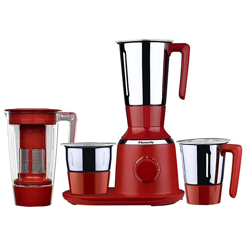 Butterfly Spectra Mixer Grinder 750W 4Jars Red 