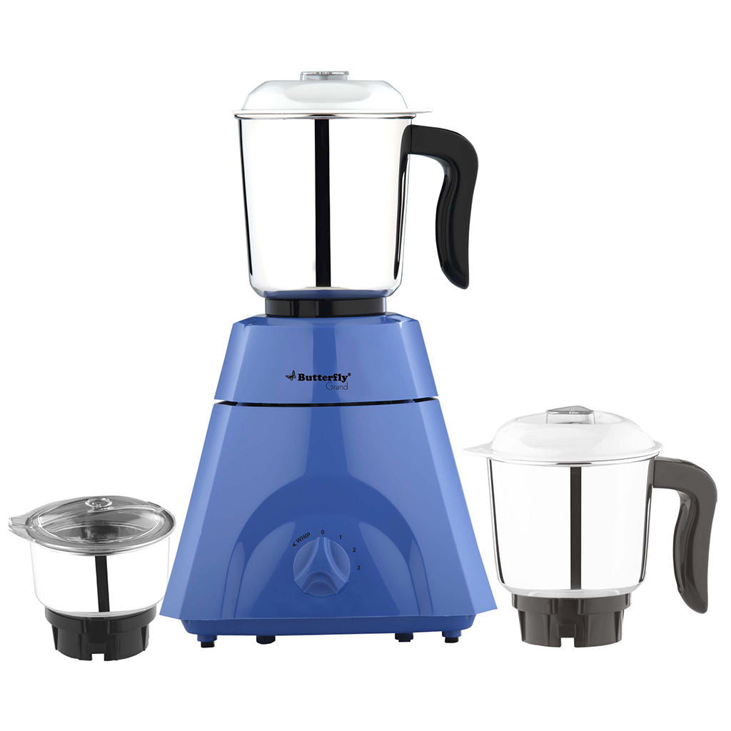 Butterfly Grand 500W 3Jar Mixer Grinder Blue