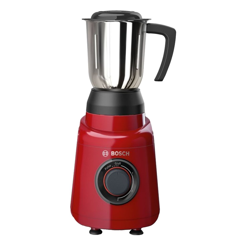 Bosch TrueMixx Joy 3 Jars Mixer Grinder Red 500W MGM2130RIN