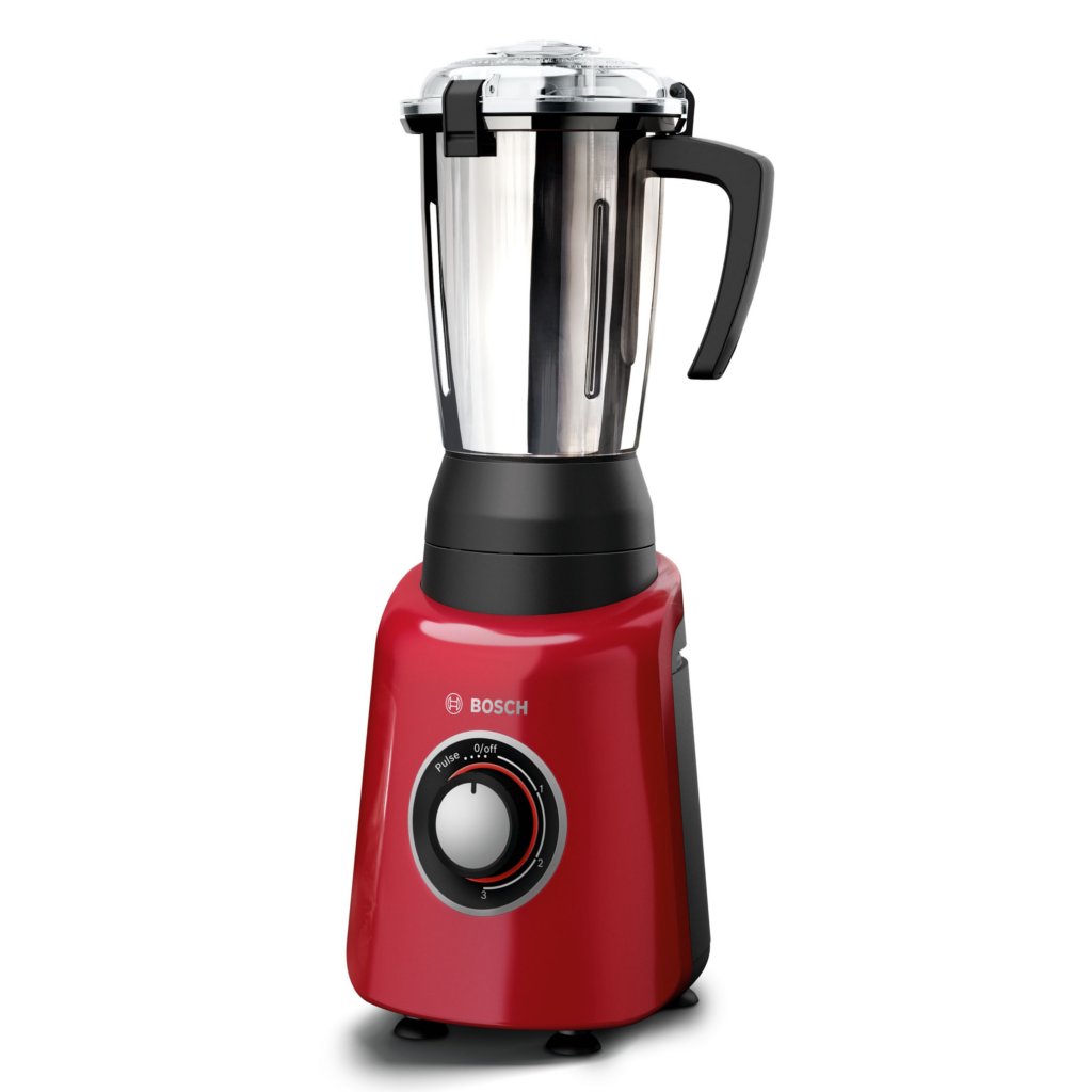 Bosch TrueMixx Radiance 4 Jars Mixer Grinder 600W Red MGM4341RIN