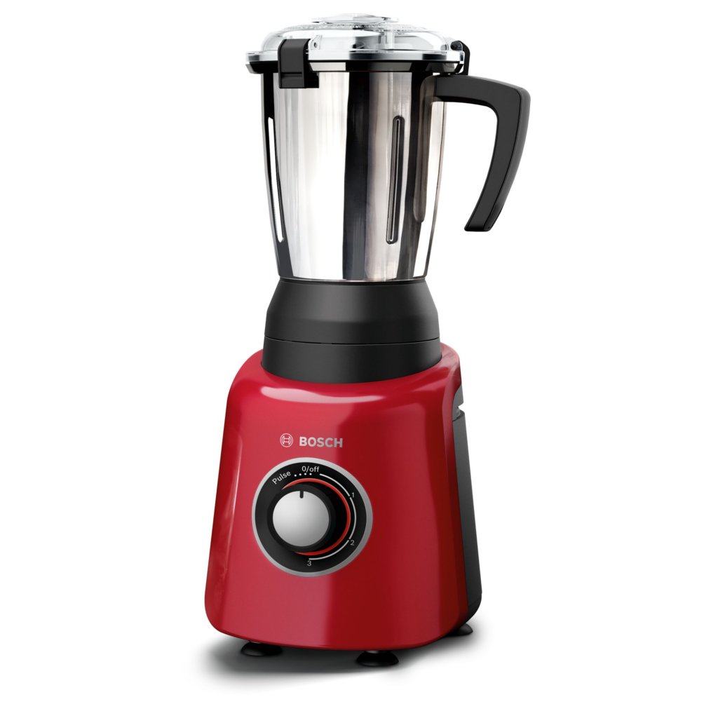 Bosch TrueMixx Radiance 3 Jars Mixer Grinder 600W Red MGM4331RIN