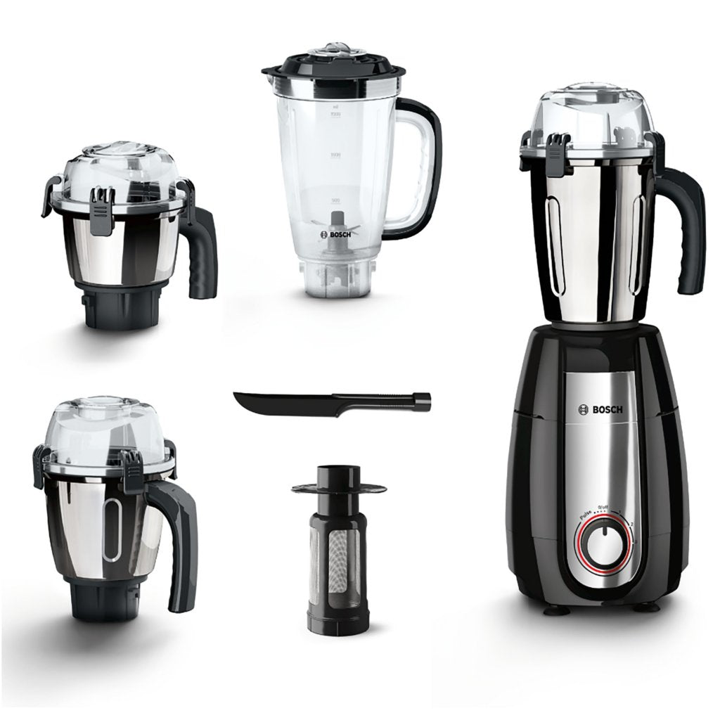 Bosch TrueMixx Pro 4 Jars Mixer Grinder 750W Black MGM8642BIN