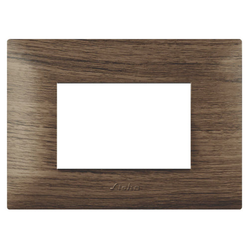 Lisha Wood Turbo Cover Plates Teak Wood 1-18Module 