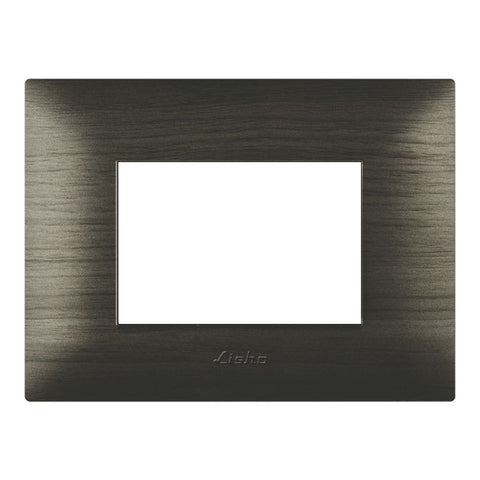 Lisha Wood Turbo Cover Plates Black Oak 1-18Module 