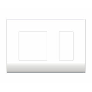 Lisha Cover Plate 16A 3X1 White 4089 