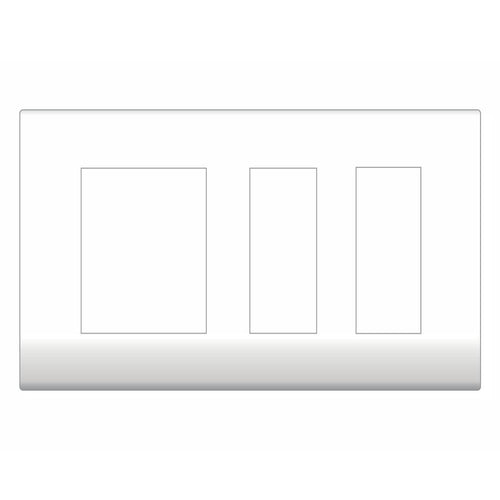 Lisha Cover Plate 16A 5X1 White 4103 