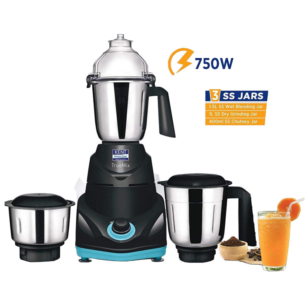 Kent TrueMix-B Mixer Grinder 750W 3Jars 16065