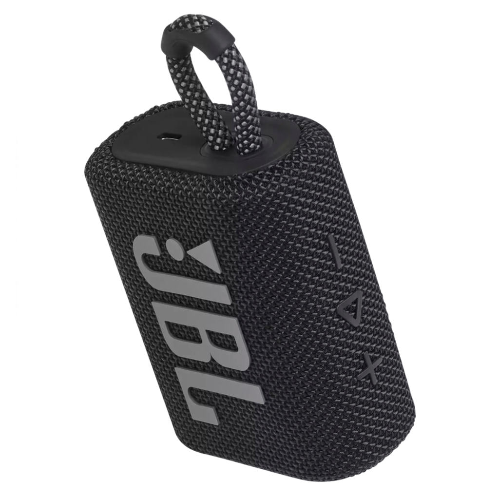 JBL GO 3 Portable Waterproof  Speaker Black JBLGO3BLKAM