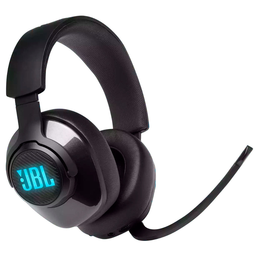 JBL Quantum 400 USB Over-Ear Gaming Headset With Game-Chat Dial Black JBLQUANTUM400BLKAM