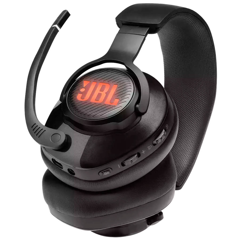 JBL Quantum 400 USB Over-Ear Gaming Headset With Game-Chat Dial Black JBLQUANTUM400BLKAM