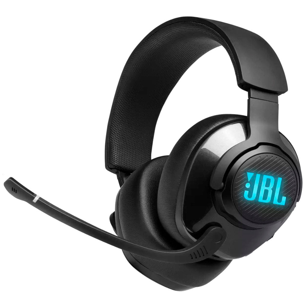 JBL Quantum 400 USB Over-Ear Gaming Headset With Game-Chat Dial Black JBLQUANTUM400BLKAM 