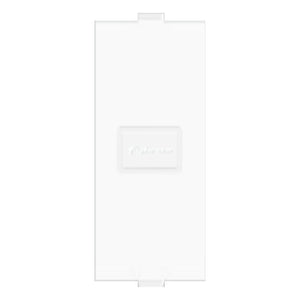 Fybros Wood-em Modular Single Blank Plate White W10037 