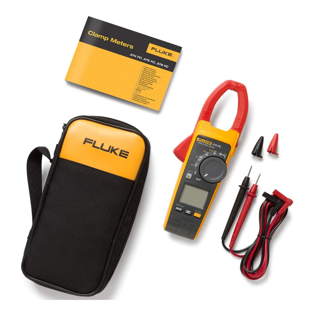 Fluke True-RMS AC/DC Clamp Meter 375 FC