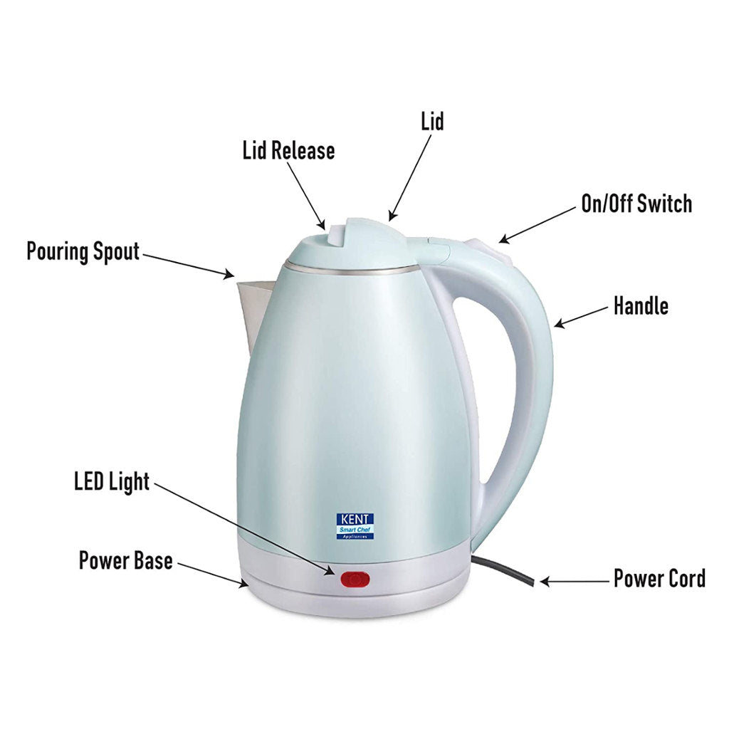 Kent Amaze Stainless Steel Electric Kettle 1.8Litre 16055