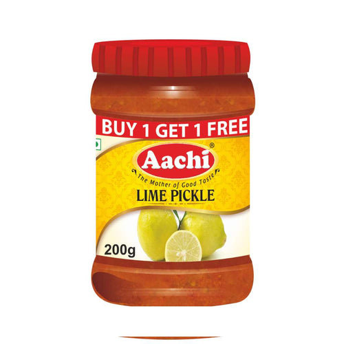 Aachi Lime Pickle 200g (Buy One Get One Offer) 