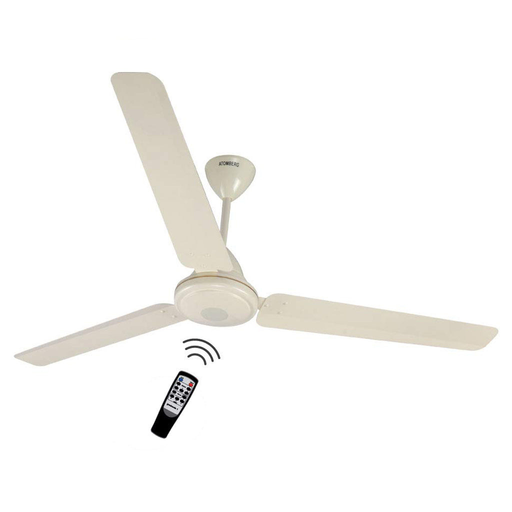 Atomberg Efficio Ceiling Fan With BLDC Motor And Remote 1400mm Ivory 