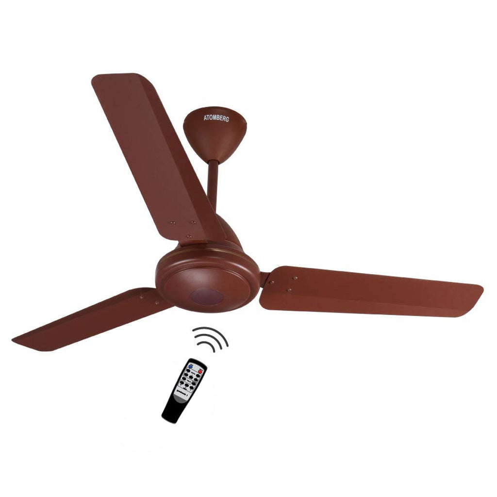 Atomberg Efficio Ceiling Fan With BLDC Motor And Remote 1050mm Brown 