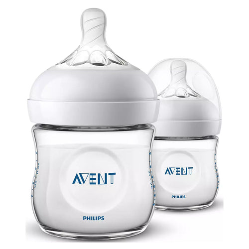 Philips Avent Natural Baby Feeding Bottle 125ml SCF030/20-Twin Pack 