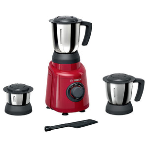 Bosch TrueMixx Joy 3 Jars Mixer Grinder 500W Red MGM2133RIN 