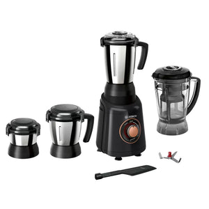 Bosch TrueMixx Radiance 4 Jars Mixer Grinder 600W Black MGM4344BIN 