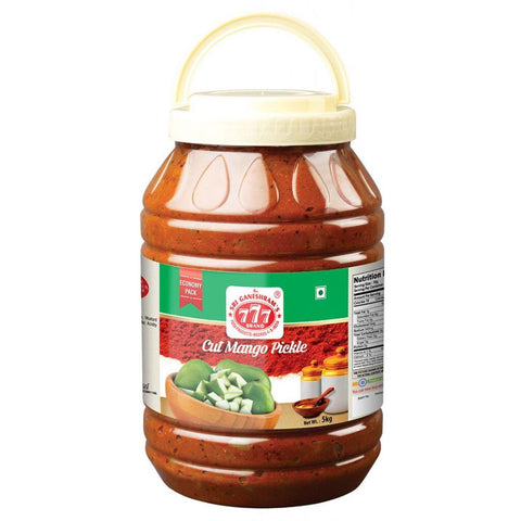 777 Cut Mango Pickle 5 Kg Jar FG-0056 