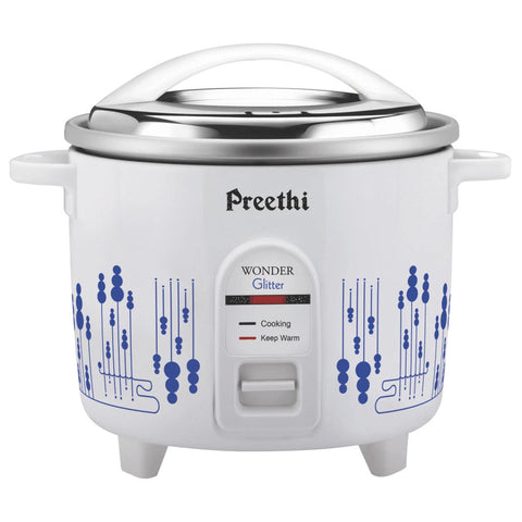 Preethi Glitter Electric Rice Cooker 2.2 Ltr Double Pan RC326 