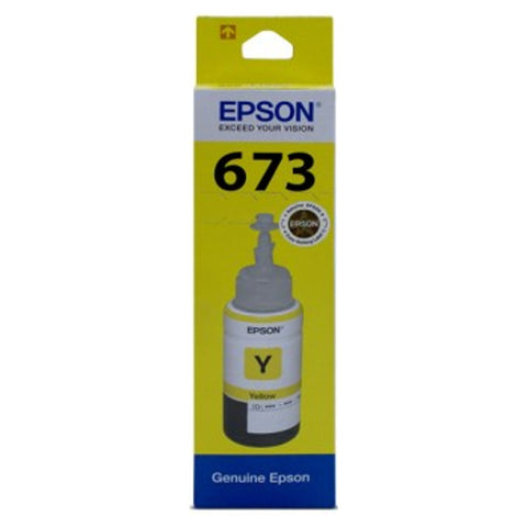 Epson 673 Yellow Ink Bottle 70ml T6734 