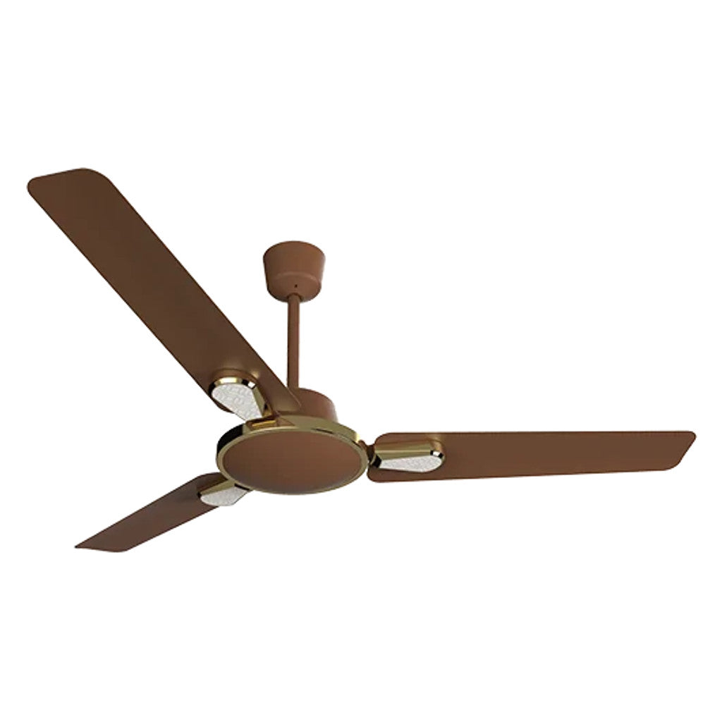 Crompton Energion Stylus Ceiling Fan With Remote 1200mm Toast Brown 