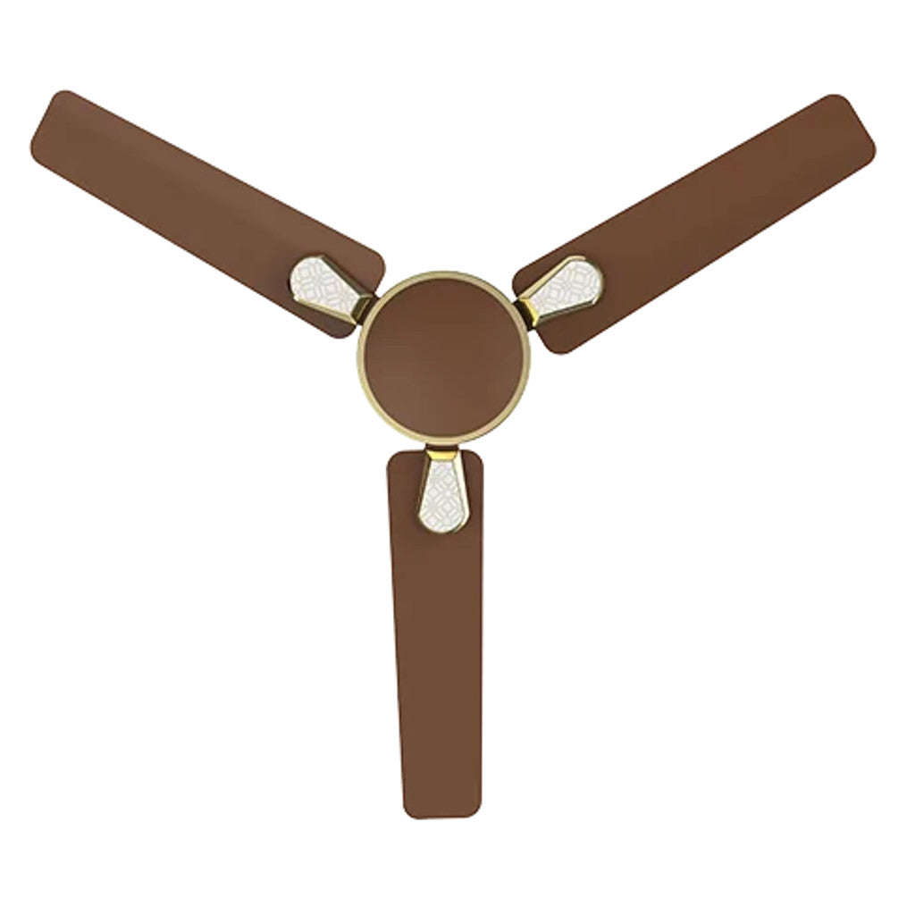 Crompton Energion Stylus Ceiling Fan With Remote 1200mm Toast Brown