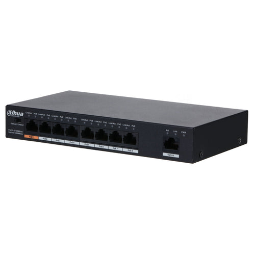 Dahua 9-Port Unmanaged Desktop Switch With 8-Port PoE DH-PFS3009-8ET1GT-96 