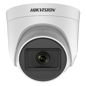 Hikvision 5MP Exir Built-In Mic Dome Camera Plastic 20m DS-2CE76H0T-ITPFS 