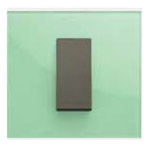 Crabtree Athena Amare Decorative Modular Outer Plates Glass Somber Green 1-12Module 