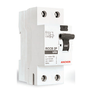 Anchor UNO Residual Current Circuit Breaker (RCCB) 2 Poles 