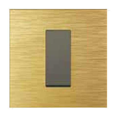 Crabtree Athena Amare Decorative Modular Metal Outer Plates Brushed Amber 1-12Module 