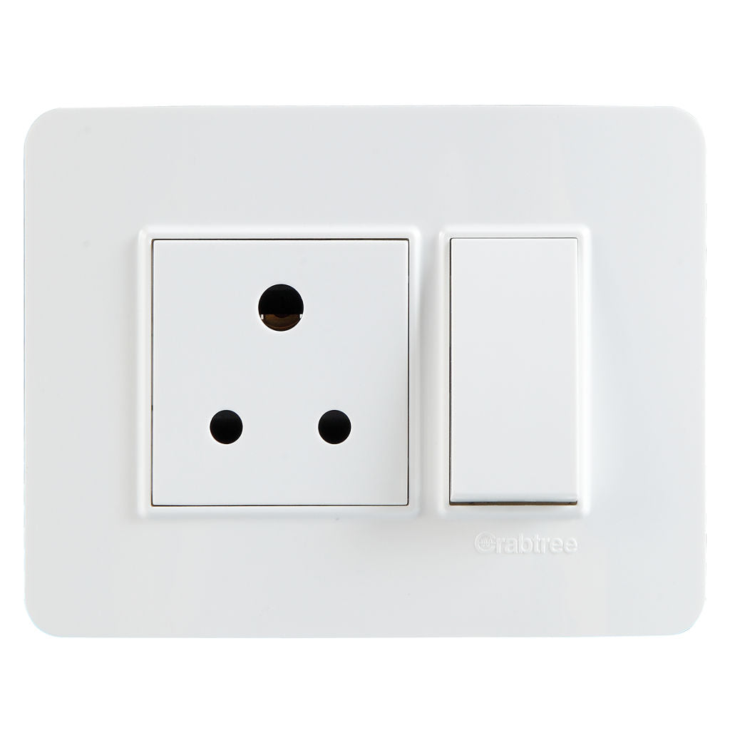 Crabtree Modular Combined Front Plates White 1-18Module