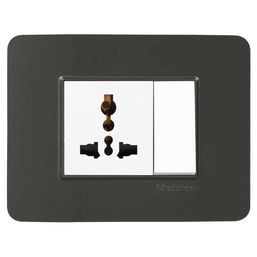 Crabtree Signia Modular Combined Front Plates Grey