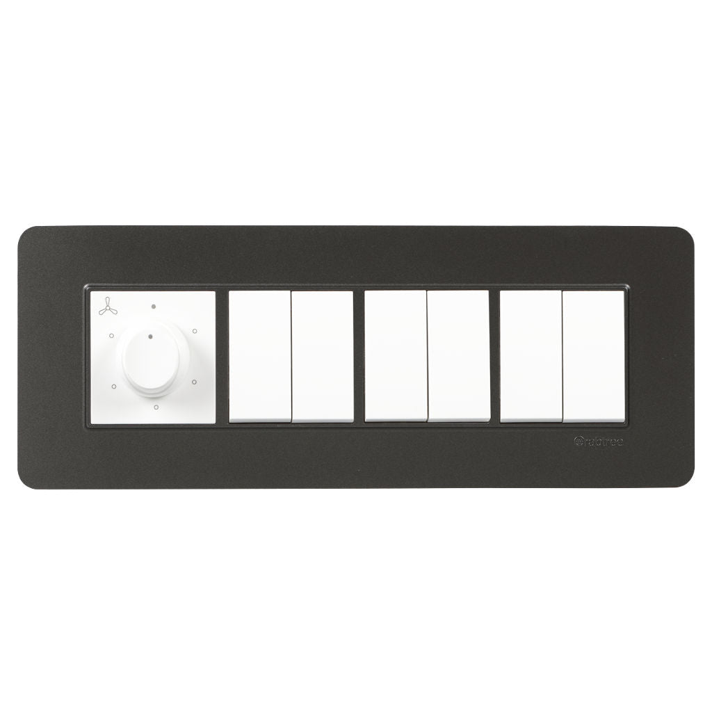 Crabtree Signia Modular Combined Front Plates Grey