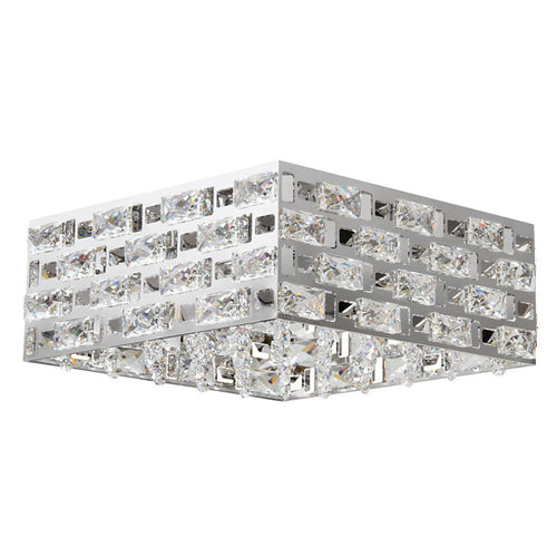 Philips Caesar Crystal Chandelier Ceiling Light Stainless Steel 581863 