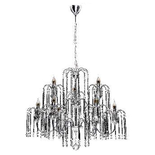 Philips Monarch Crystal Chandelier Ceiling Light 60W 581885 